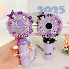 Kuromi Portable Chargeable Fans