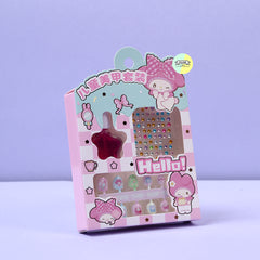 Cute Kids Character Nail Polish & Press-On Nails Set