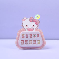 Cute Kids Character Press-On Nails Set