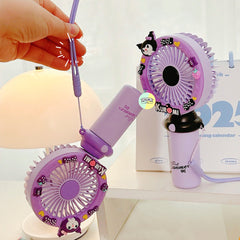 Kuromi Portable Chargeable Fans