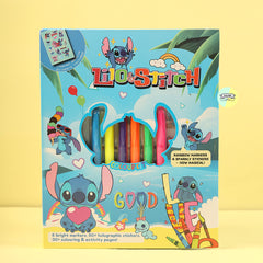 Cute Blue Stitch Themed Activity Book