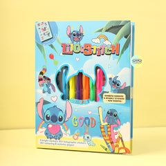 Cute Blue Stitch Themed Activity Book