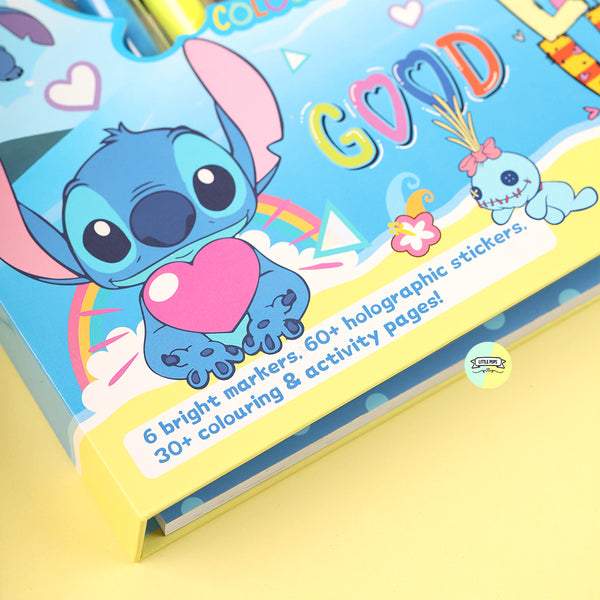 Cute Blue Stitch Themed Activity Book