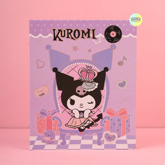 Kuromi Journal Notebook with Stickers
