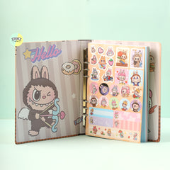 Kuromi Journal Notebook with Stickers