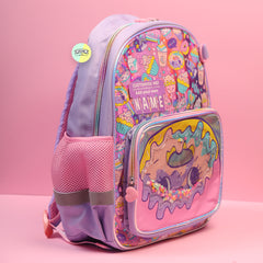 Cute Heart Designed Bagpack with Name Customization