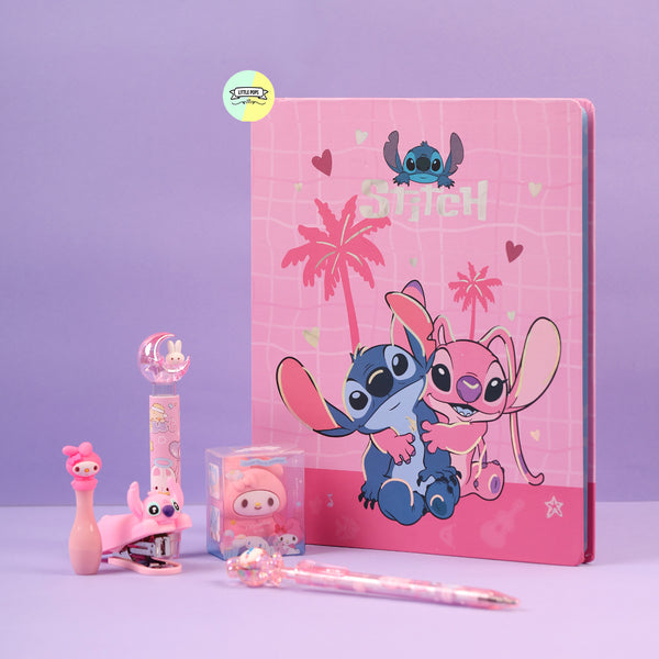 Adorable Pink Stitch Stationery Deal
