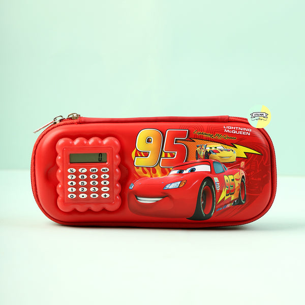 Cute 3D Carz Calculator Pencil Pouch