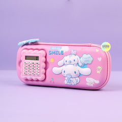 Cute 3D Cinnamoroll Calculator Pencil Pouch