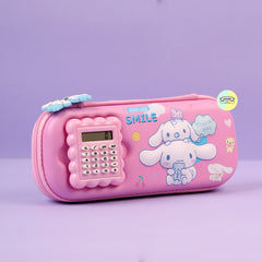 Cute 3D Cinnamoroll Calculator Pencil Pouch