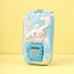 Cute 3D Cinnamoroll Calculator Large Pencil Pouch