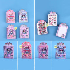 Sanrio Character Game Notebook with Stickers