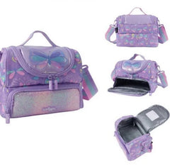 Cat Insulated Double Compartment Lunch Bag