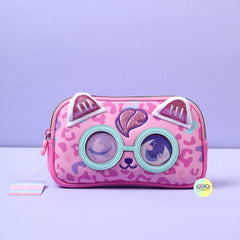 3D Cat Rainbow Pouch