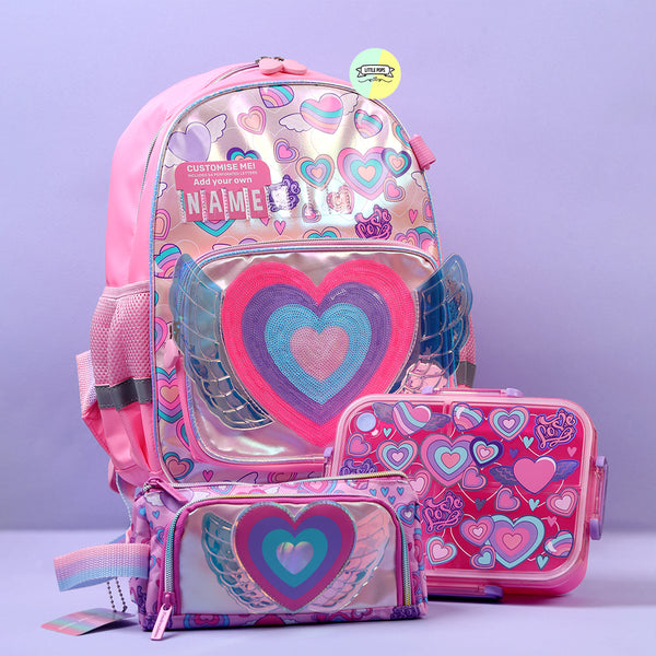 Heart Themed Back to School Deal with Name Customization