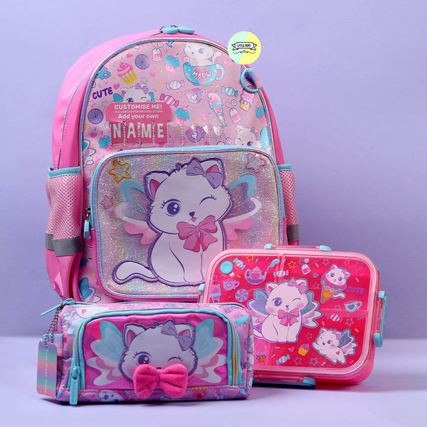 Cat Themed Back to School Deal with Name Customization