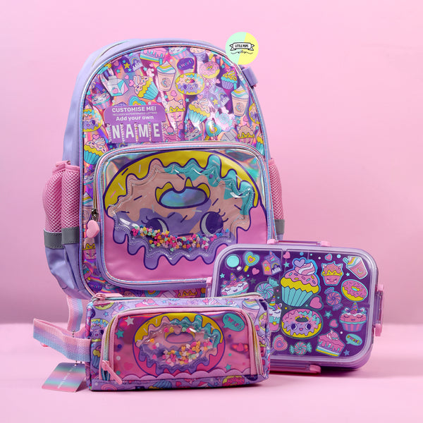 Donut Themed Back to School Deal with Name Customization