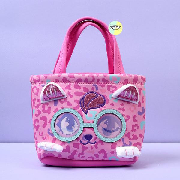 Cute Cat Designed Vest Hand Bag