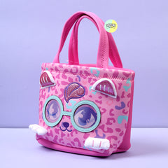 Cute Cat Designed Vest Hand Bag