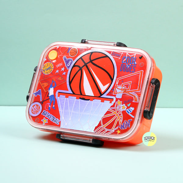 Vest Character Themed Plastic Lunch Box for Boys