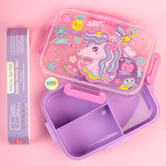 Vest Unicorn Themed Plastic Lunch Box
