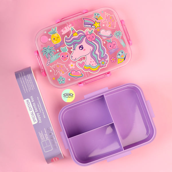 Vest Unicorn Themed Plastic Lunch Box