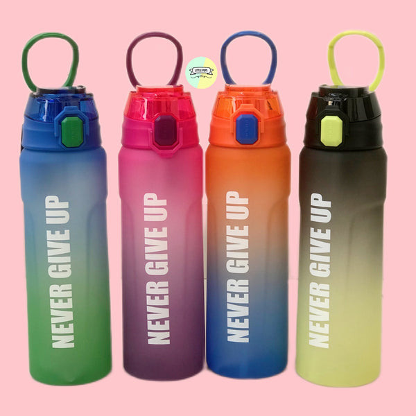 Two-Tone Solid Colored Water Bottle