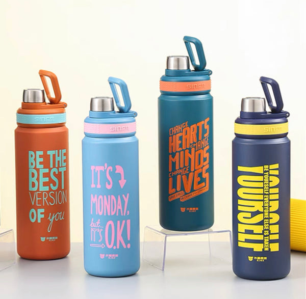 Solid Colored Steel Water Bottle