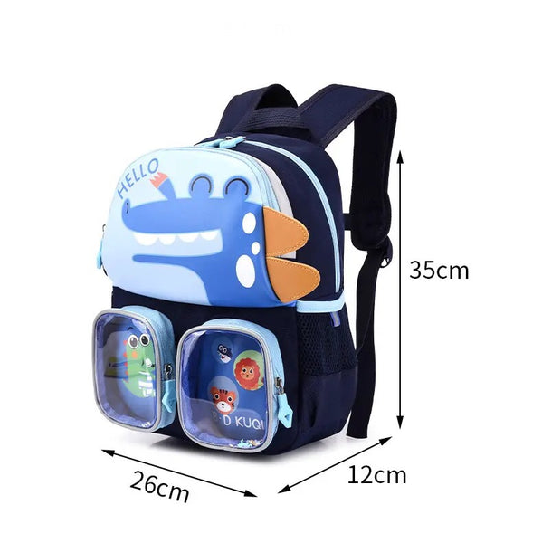 Kids Character Bagpack With 2 mini Pockets