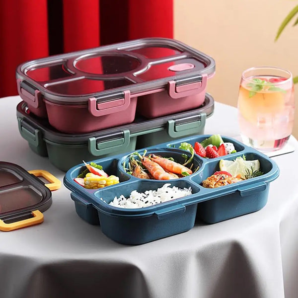 5 Partitioned Rectangular Lunch Box