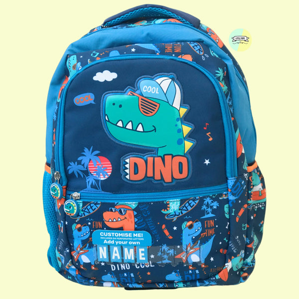 Character Designed School Bagpack with Name Customization