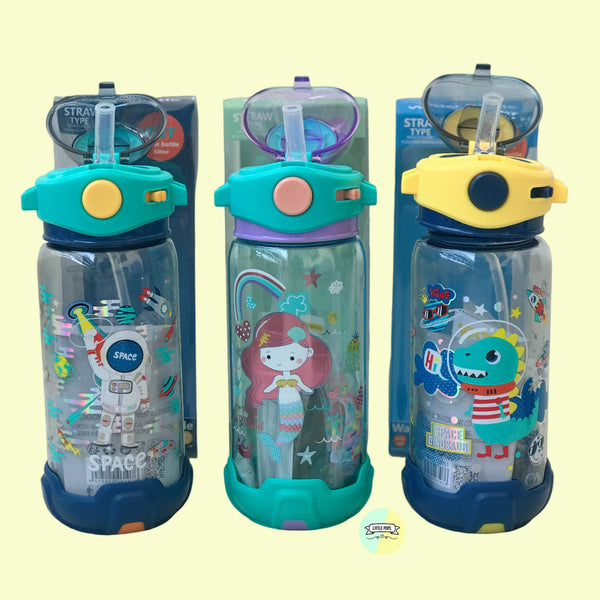 Trendy Push Button Character Water Bottle 2