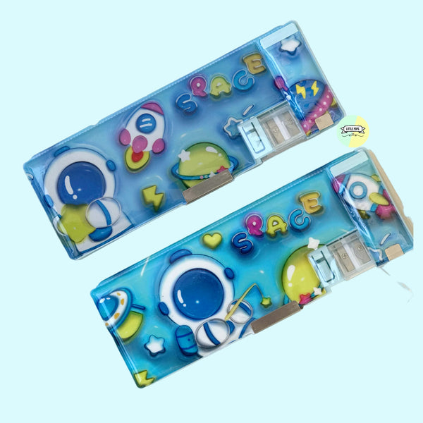 Adorable Space Magnetic Pencil Box