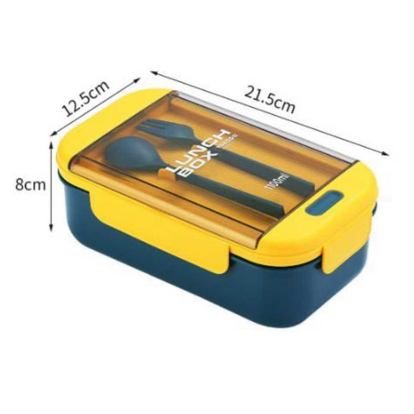 Trendy Rectangular Shaped Lunchbox with Cutlery
