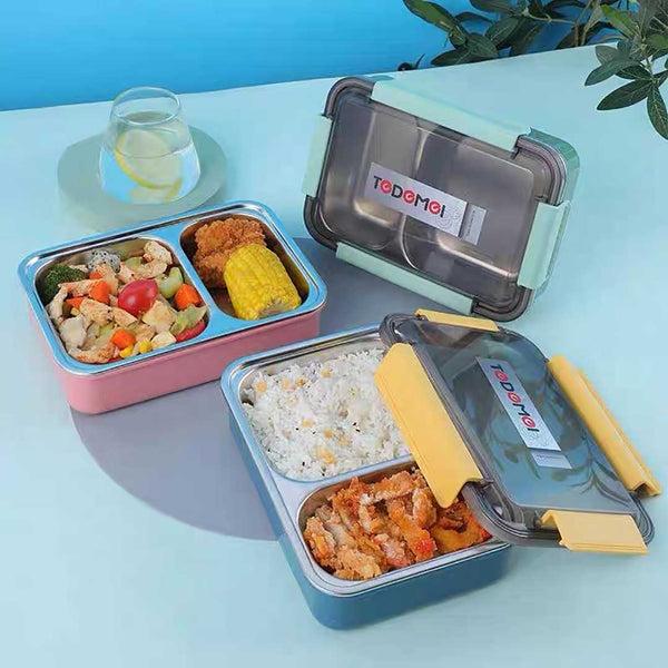 Stainless Steel 2 Compartments Lunch Box