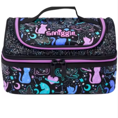 Cat Insulated Double Compartment Lunch Bag