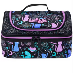 Cat Insulated Double Compartment Lunch Bag