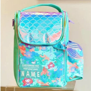 Adorable Mermaid Character Lunch Bag with Name Customization