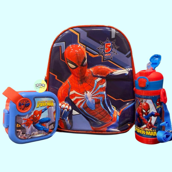 Spider Man Themed 3D Bag Deal