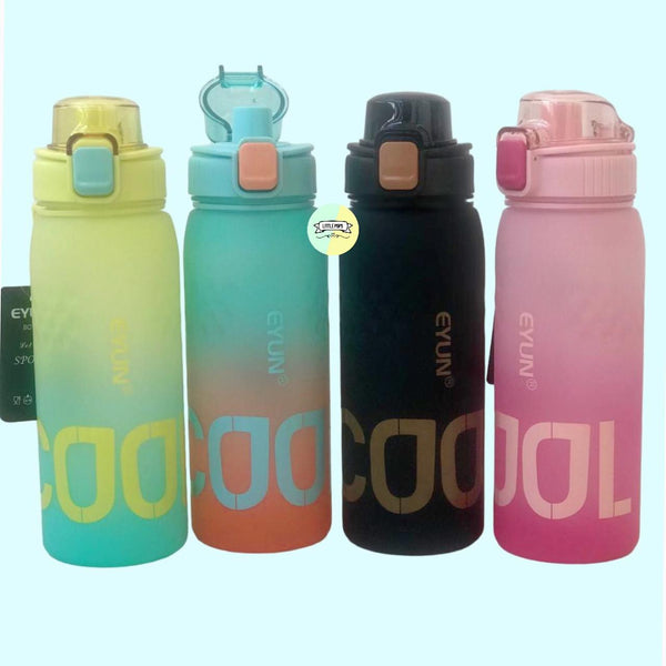 Trendy Two Tone Colored Water Bottle