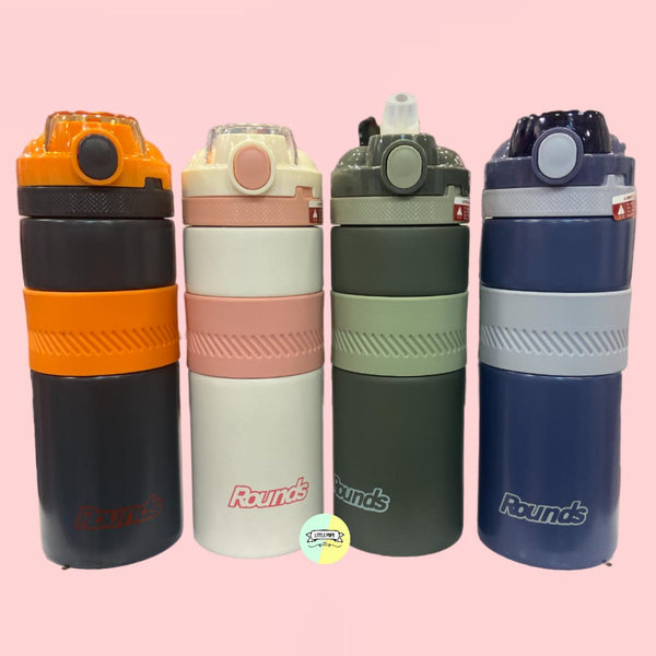 Cool 2 Colored Water Bottle with Silicon Holding