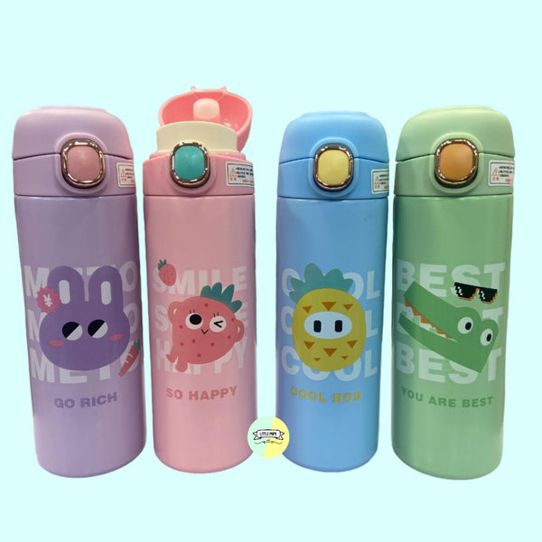 Cute Character Stainless Steel Water Bottle