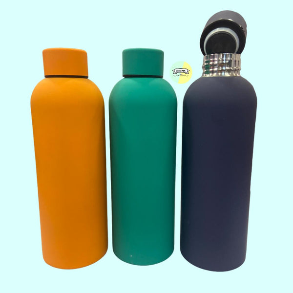 Solid Colored Stylish Steel Water Bottle