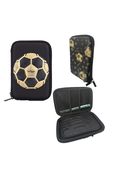 Smiggle Original Football Designed Hardtop 3D Pouch