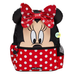 Cute Red Minnie Designed Bagpack with Hood (14 inches)