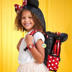Cute Red Minnie Designed Bagpack with Hood (14 inches)
