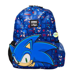 Cute Smiggle Sonic Designed Bagpack with Hood (14 inches)