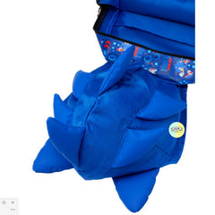 Cute Smiggle Sonic Designed Bagpack with Hood (14 inches)