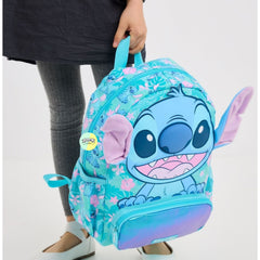 Cute Stitch Designed Bagpack with Hood (14 inches)