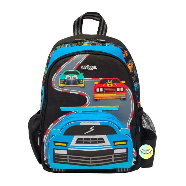 Cute Smiggle Cars Designed Bagpack (14 inches)